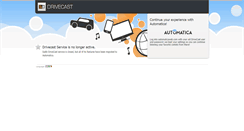 Desktop Screenshot of drivecast.eu